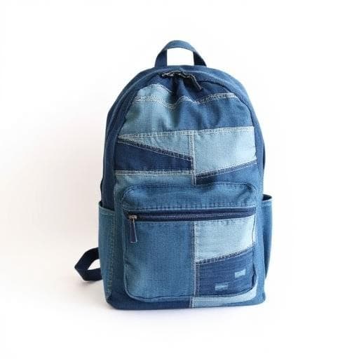 Recycled Denim Backpack