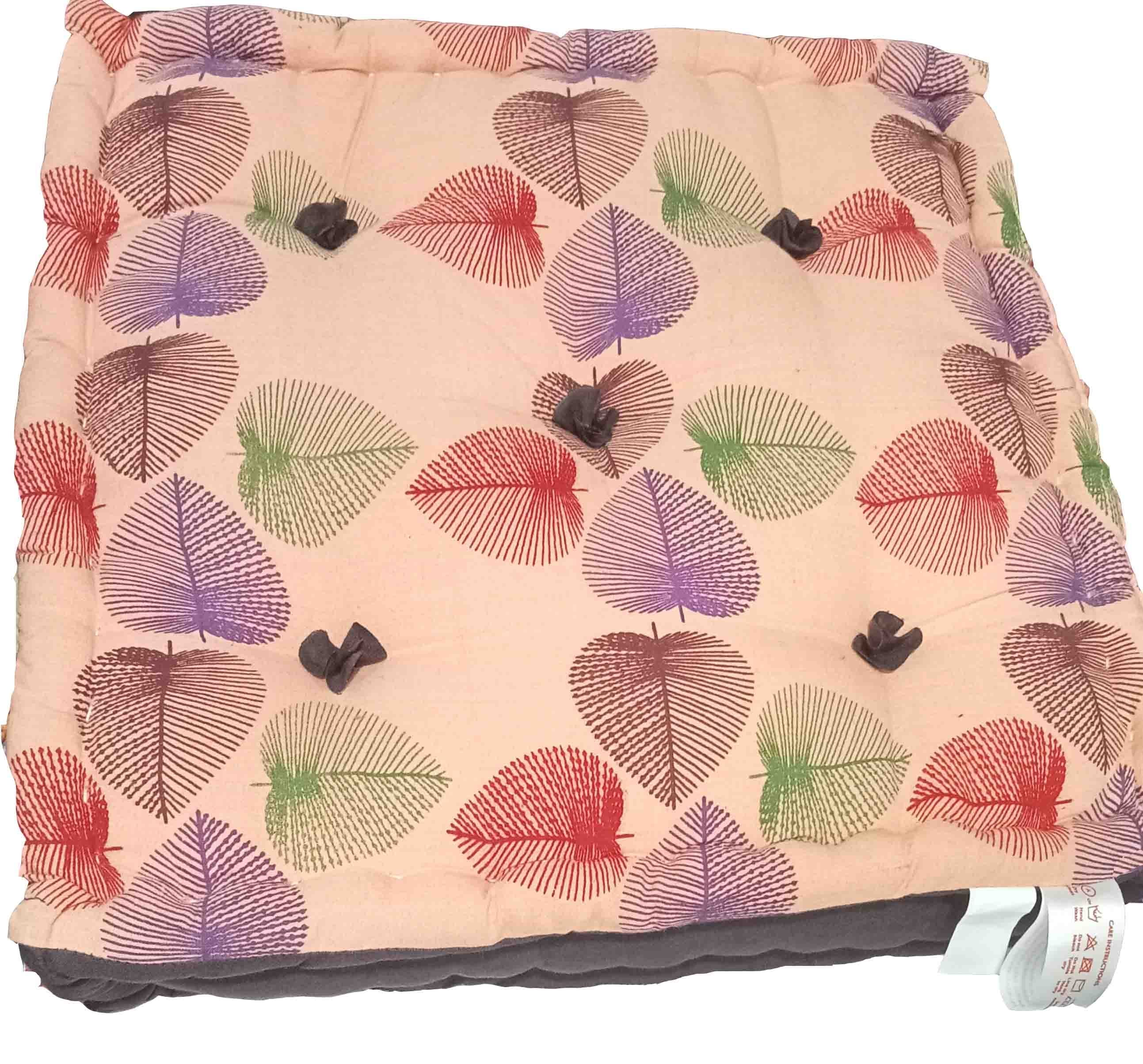 Pure Handloom Printed Cushion